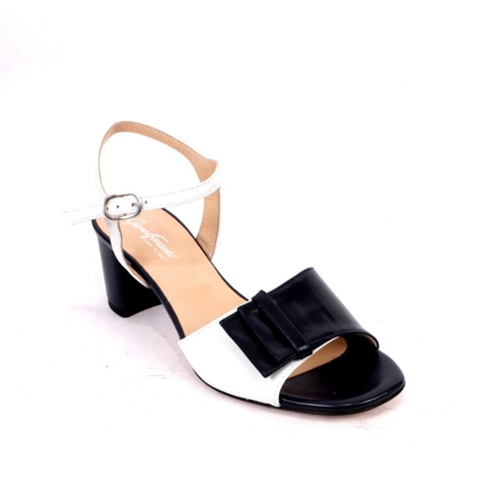 Gianni Ferrante 783a Multicolor Leather Slingbacks Heels Sandals